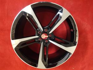 Wholesale Forged Glossy 9.5J 21 Inch 5 Spoke Black Alloy Wheels Fit Tire 285 40 ZR21 from china suppliers