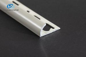 Wholesale 6063 Aluminum Corner Trim Round Shape Powder Coating White For Wall Trimming from china suppliers