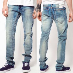 Wholesale High quality men jeans wash artwork denim jeans   from china suppliers