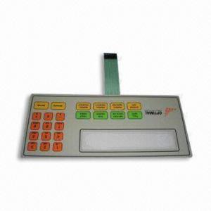 Wholesale Membrane Switch with Matt PC Material, 0.25mm Thickness,Translucent LCD, Domes without Embossed Keys from china suppliers