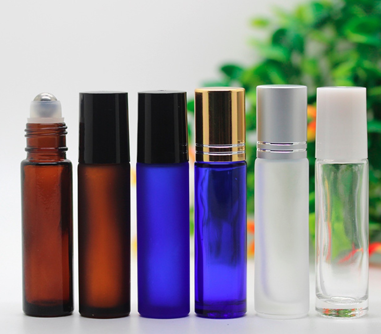 Wholesale Custom Cosmetic 5ml Roll On Perfume Bottles , Plastic Empty Rollerball Containers from china suppliers