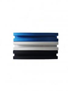 Wholesale Custom Extruded Aluminum Profile , Black Silver Blue Anodized Extruded Aluminum Profile from china suppliers