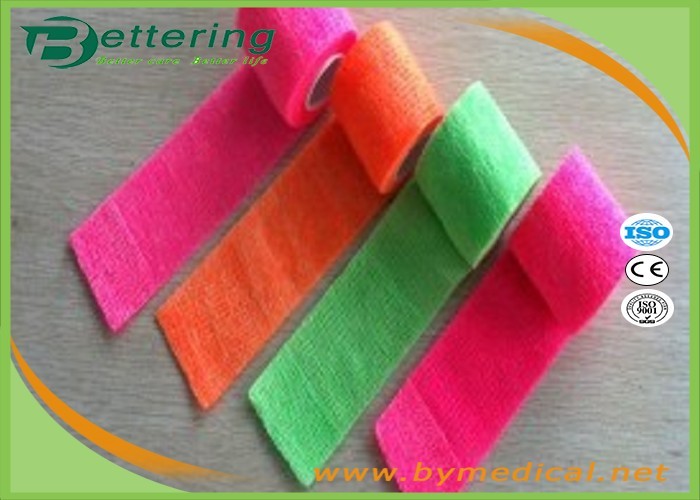 Wholesale Neon Colour Non Woven Self Adhesive Tape Cohesive Bandage Coflex tape Horse Bandage from china suppliers