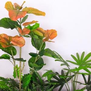 Wholesale Simulation Artificial Potted Floor Plants Silk Tree Bedroom Decoration from china suppliers