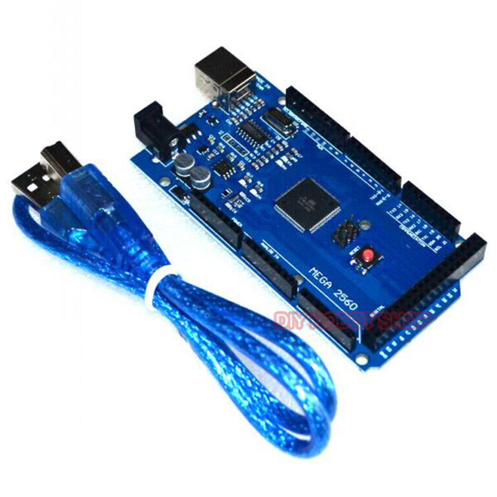 Wholesale MEGA 2560 R3 for Arduino with USB cable improved version ( ATmega2560 16AU CH340 ) Mega2560 REV3 Board from china suppliers