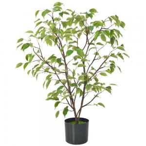 Wholesale Frabric Leaves Artificial Banyan Tree Complex Branch Interior Decoration from china suppliers