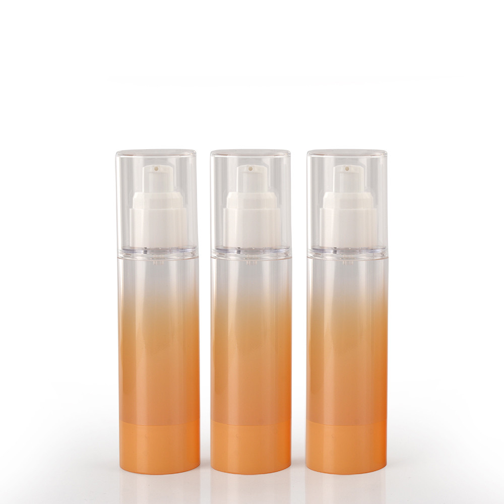 Wholesale Orange 50ml Cylinder Empty Plastic Lotion Bottles from china suppliers