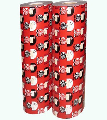 Wholesale Christmas gift wrapping paper jumbo roll wholesale from china suppliers