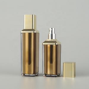 Wholesale 50ml Double Layer Acrylic Airless Cosmetic Bottles With Oblique Shoulder from china suppliers