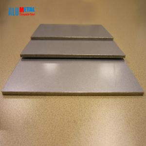Wholesale 6mm PVDF 2000mm Aluminium Composite Panel Partition Rainscreen Cladding Brushed Surface from china suppliers