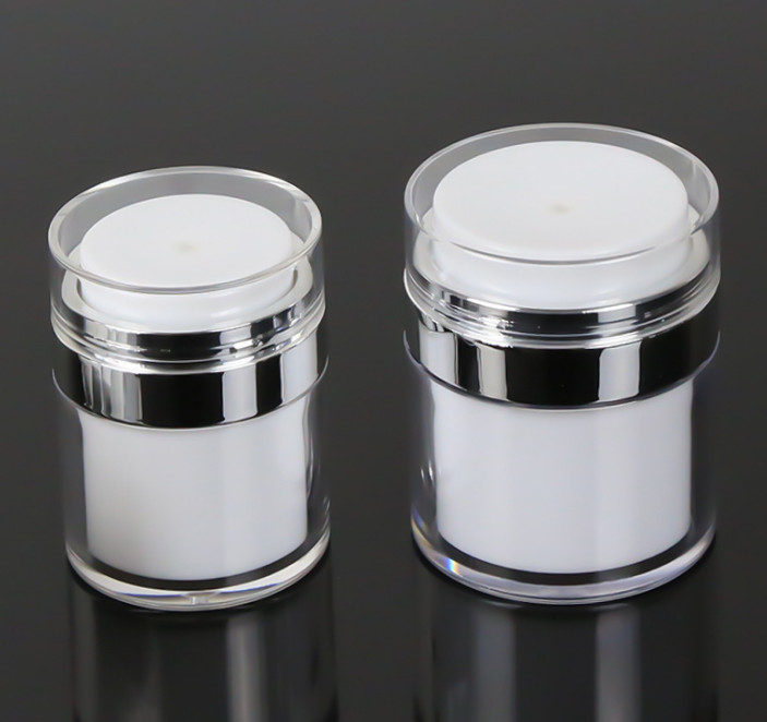 Wholesale Empty Airless Refillable Cosmetic Cream Jars Shatterproof from china suppliers