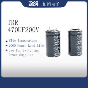 Wholesale TW BOR 22X40MM Snap In Capacitor 470UF200V Hid Light Capacitor from china suppliers
