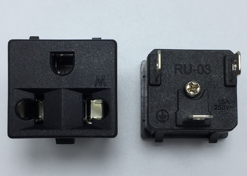 Wholesale 3Pin Brazilian Australia US UK EU To Brazil Plug AC Power Electric Socket Charger Adapter Travel Converter Black Outlet from china suppliers