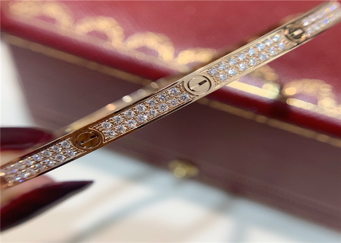 Wholesale Pave Diamonds N6710717 0.95ct 18k Pink Gold Bracelet Cartier cartier jewelry near me from china suppliers