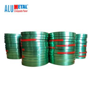 Wholesale Prepainted Coated Aluminum Strip Coil Alloy 1050 For Gutter 10MM - 1240mm from china suppliers