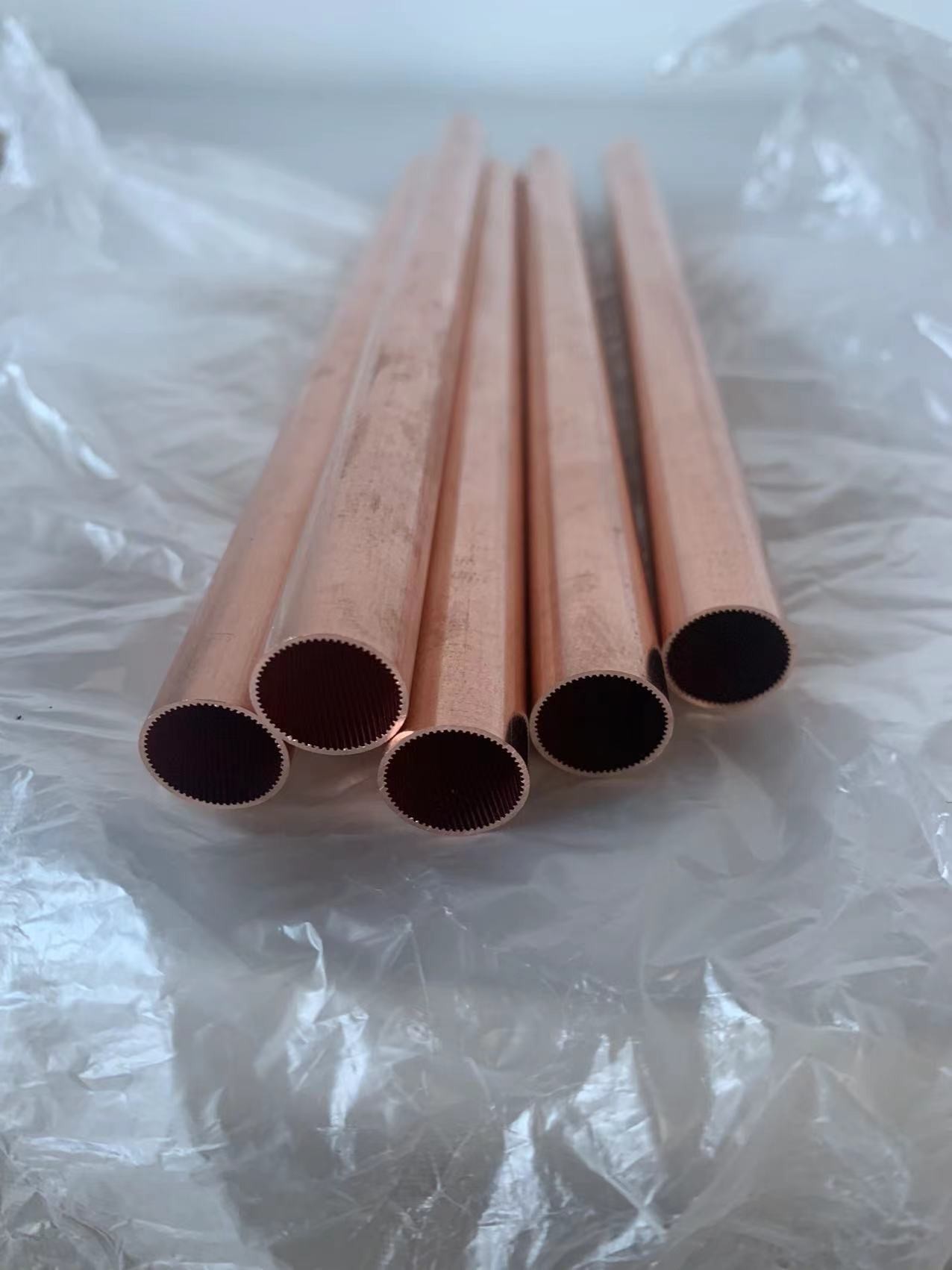 Wholesale Bended Grooved Brazing Copper Pipes 150x190mm For Air Conditioner Heatsink from china suppliers