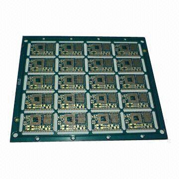 Wholesale 4-layers PCB with 0.8mm Thickness, Blue Solder Mask and Immersion Gold, Measures 1,000 x 1,200mm from china suppliers