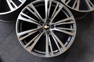 Wholesale Forged 20 Inch 9J 5 Twin Spoke Alloy Wheels Fit Tire 265 40 ZR20 from china suppliers