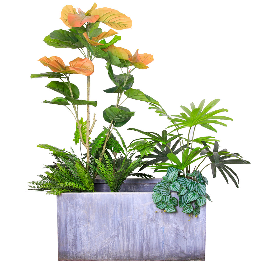 Wholesale Green Artificial Potted Floor Plants Indoor Kitchen Landscape from china suppliers