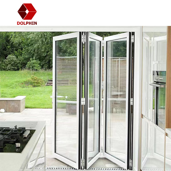 Wholesale Bi Fold Aluminium Folding Door Waterproof Glass Option Customized from china suppliers