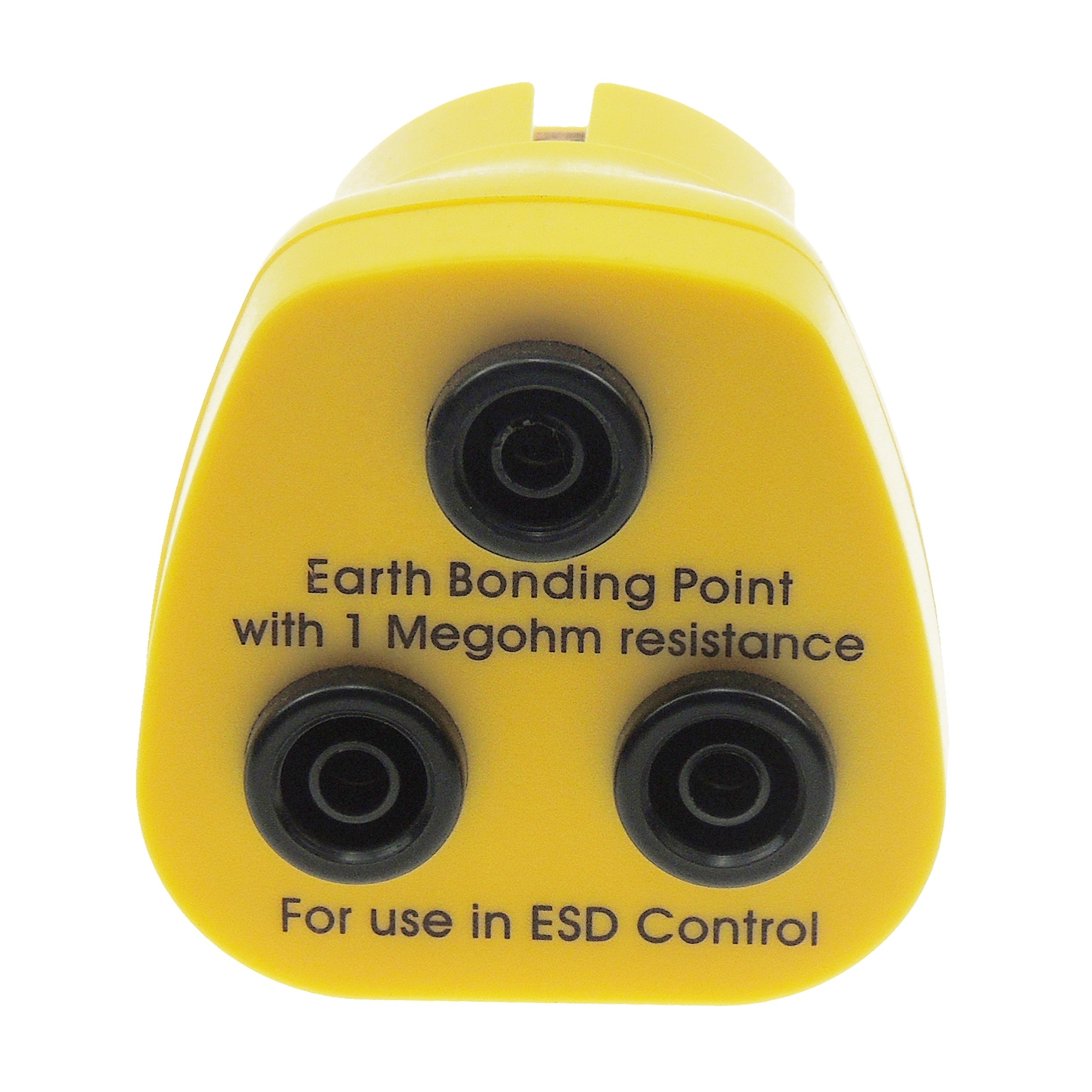 Wholesale 1M resistor 3X4MM Banana sockets yellow ESD Earth bonding plug from china suppliers