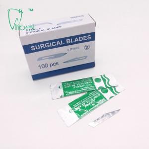Wholesale Sterile Disposable Surgical Blades , Carbon Steel Scalpel Blades from china suppliers