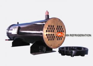 Wholesale 122KW Industrial Shell And Tube Water Cooled Condenser , Refrigerator Condenser Tube from china suppliers