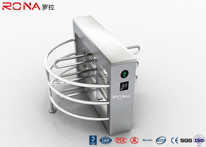 Wholesale DC 24V Brush Motor Half Height Turnstiles Car Reader / RIFD Access Control from china suppliers