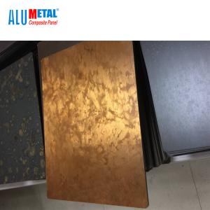 Wholesale Red Copper Brass Aluminium Composite Panel Metal Wall 3mm 4mm from china suppliers