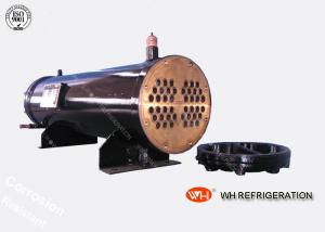 Wholesale Carbon Steel Boat Engine Shell And Tube Condenser , Sea Water Cooled Heat Exchanger from china suppliers
