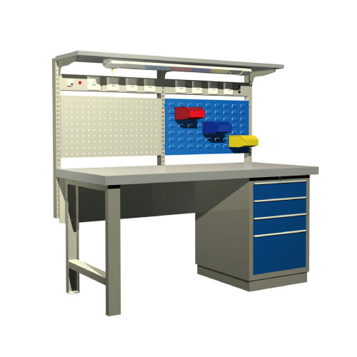 Wholesale Lighting steel working Esd industrial worktable workbench from china suppliers