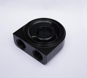 Wholesale Custom Black Aluminum Alloy CNC Machined Parts +/- 0.005MM Tolerance For USB Chips Cover from china suppliers