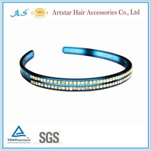 Wholesale Plastic hairbands,crystal rhinestone hairbands,Blue hairbands for wedding from china suppliers
