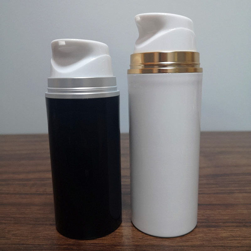 Wholesale 50ml 100ml 150ml Plastic PP Airless Pump Bottles With Over Cap from china suppliers