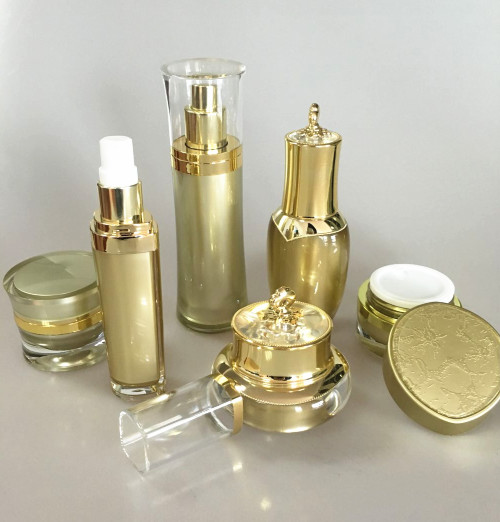 Wholesale Luxury Acrylic Cosmetic Plastic Packaging For Moisture Lotion Cream Serum from china suppliers