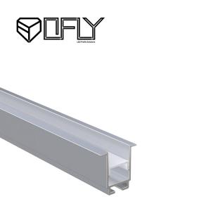 Wholesale Anti Glare Recessed Aluminium Led Profile 24mm Anodized Finished from china suppliers