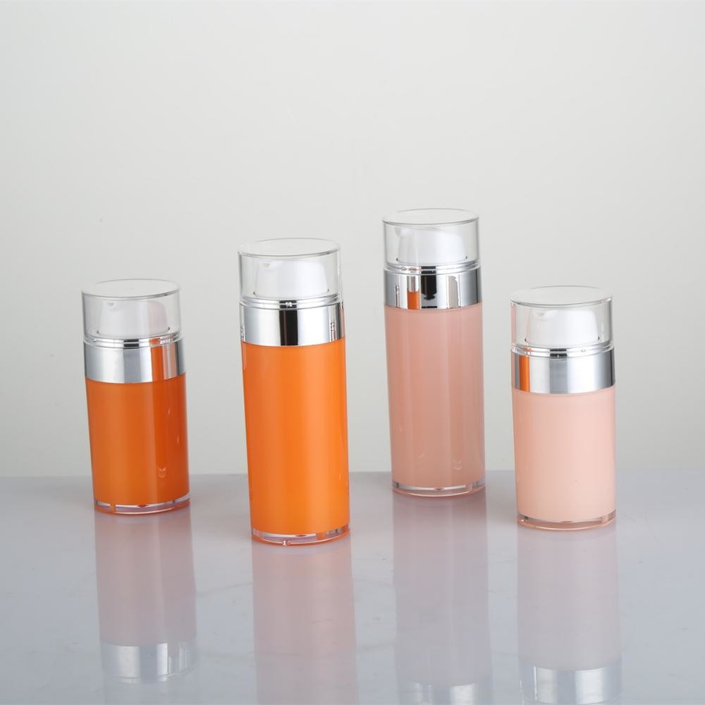 Buy cheap 30g 50g Acrylic Straight Cosmetic Cream Jars Double Layer from wholesalers