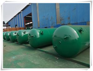 Wholesale 10mm Thickness Vertical Compressed Air Reservoir Tank With Flange / Screw Thread Connector from china suppliers