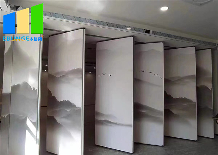Wholesale Temporary Soundproof Operable Divider Aluminum Profile Sliding Folding Partition from china suppliers