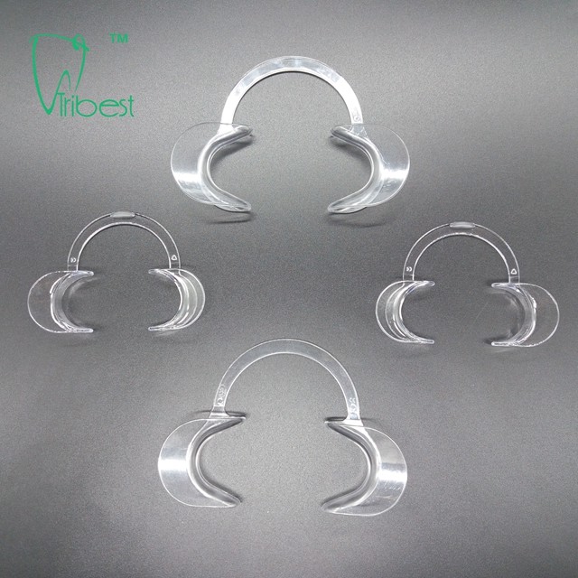 Wholesale Double Span Dental Cheek Retractor , C Shape Plastic Mouth Opener from china suppliers