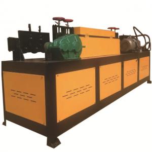 Wholesale Traction Power 2.2kw Tube Straightening Machine For Straightening And Cutting of Coiled Steel Bars from china suppliers