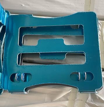 Wholesale Blue Chasis Metal Stamping Aluminum Metal stamping Gray Bracket CNC Machining from china suppliers
