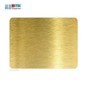 Wholesale 5mm PVC Brushed Aluminum Composite Panel Sheet AA3003 Nacreous from china suppliers