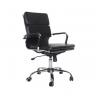 Buy cheap Middle Back Modern Manager Office Chairs Black Coating Sled Frame from wholesalers