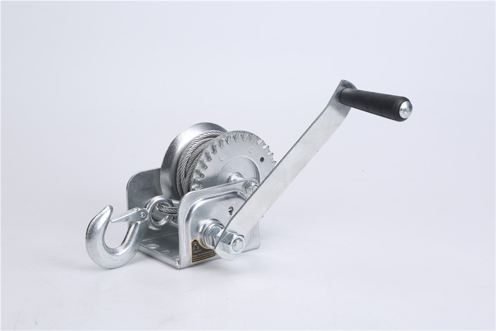 Wholesale 600lbs Portable Manual Heavy Steel Cable Hand Crank Boat Cable Winch from china suppliers