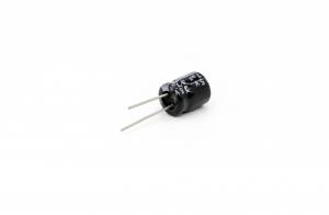 Wholesale 105C Wide Temperature Radial Electrolytic Capacitor Supper Miniature 6.3x7mm from china suppliers
