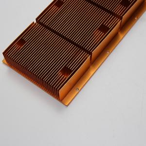 Wholesale 330Gram 0.4mm Copper Cooler Heatsink For Automotive / Computer CPU from china suppliers