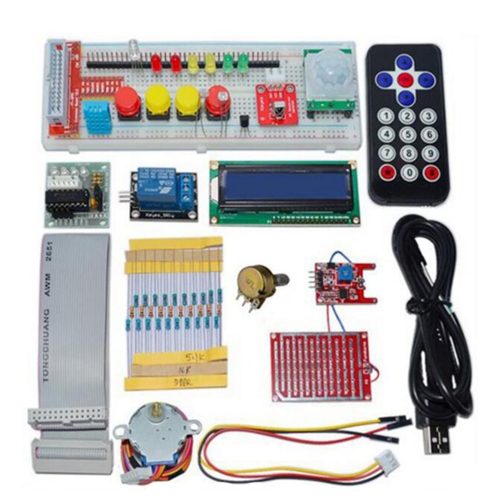 Buy cheap Electronics Components GPIO Starter Kit with LCD 1602 LED Switch DS18B20 for from wholesalers