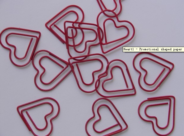 Wholesale Heart shaped paper clip  ,vinyl ,assorted colors,promotion clips from china suppliers