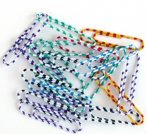 Wholesale Zebra  paper clips ,round,assorted colors ,25mm,28mm,33mm,50mm,100pcs/box from china suppliers